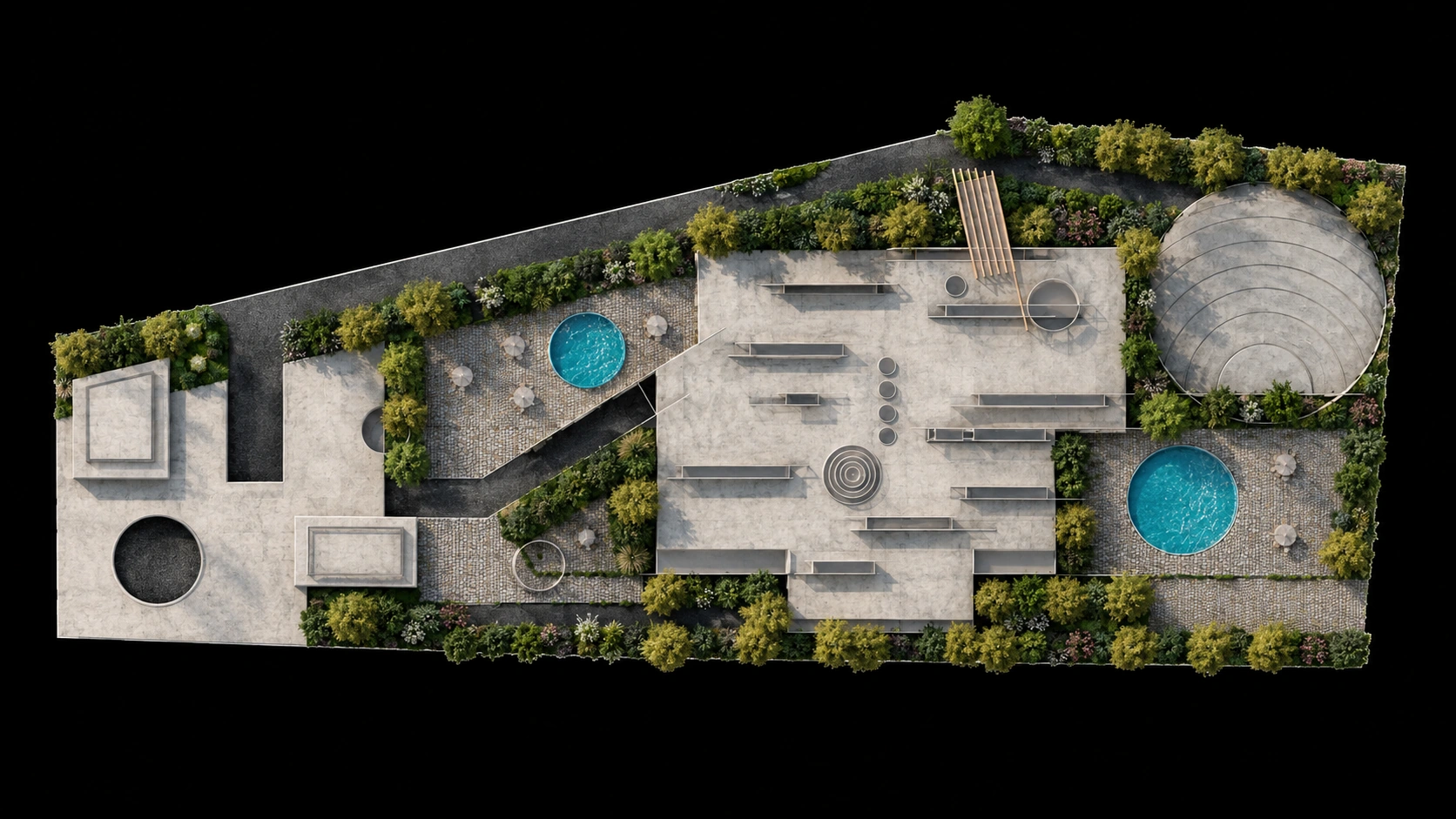 Original rendered roof plan