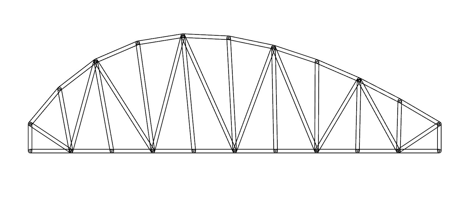 Original bridge geometry viewport screenshot